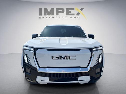 Summit White 2025 GMC Sierra EV Max Range Denali
