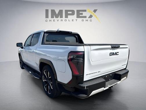 Summit White 2025 GMC Sierra EV Max Range Denali