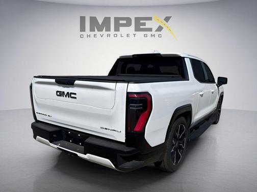 Summit White 2025 GMC Sierra EV Max Range Denali