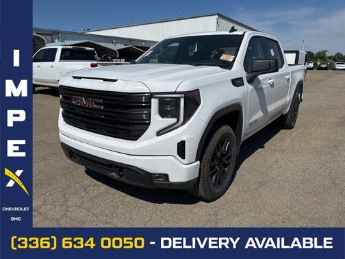 Summit White 2025 GMC Sierra 1500 Elevation