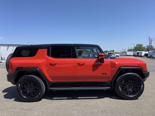 Solar Orange 2025 GMC HUMMER EV SUV 3X