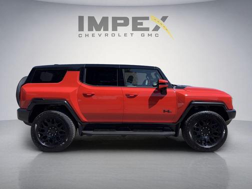 Solar Orange 2025 GMC HUMMER EV SUV 3X