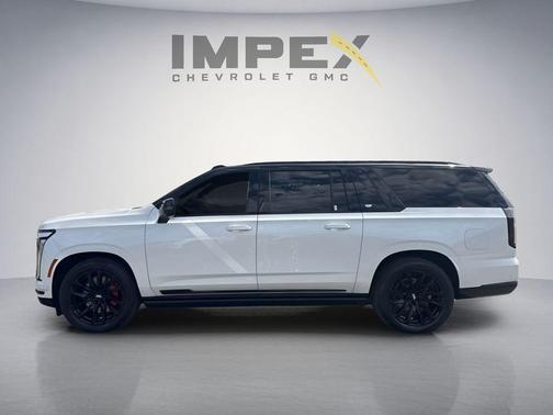 Crystal White Tricoat 2025 Cadillac Escalade ESV Sport Platinum