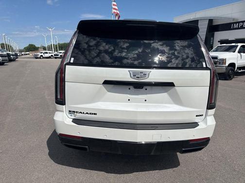 Crystal White Tricoat 2025 Cadillac Escalade ESV Sport Platinum