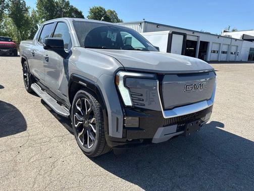 Thunderstorm Gray 2025 GMC Sierra EV Max Range Denali
