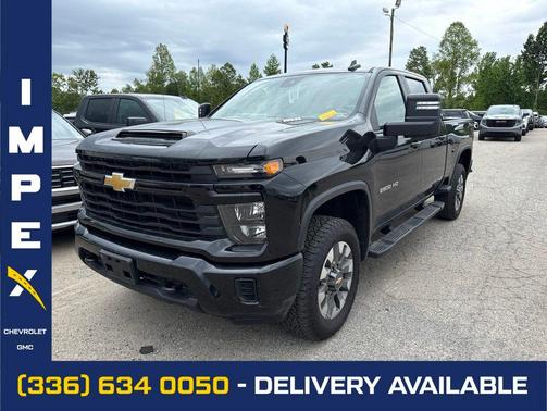 Black 2024 Chevrolet Silverado 2500 Custom