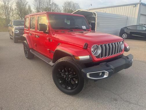 Firecracker Red Clearcoat 2025 Jeep Wrangler 4xe Sahara