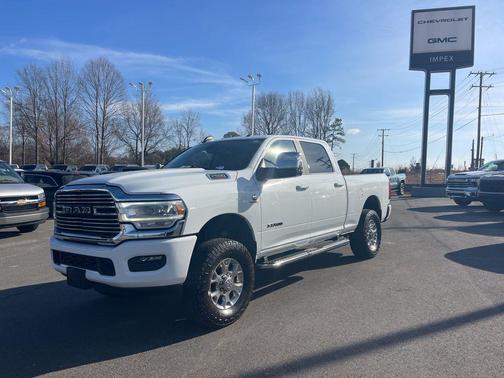 White 2024 RAM 2500 Laramie Crew Cab 4x4 6'4' Box