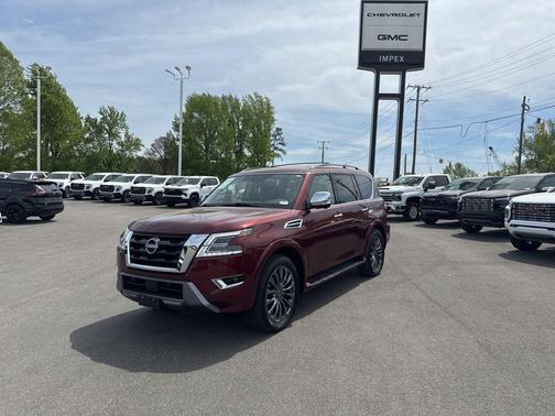Coulis Red Pearl 2023 Nissan Armada Platinum 4WD