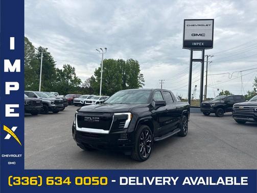 Onyx Black 2025 GMC Sierra EV Max Range Denali