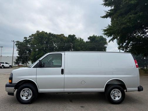 Gray 2026 Chevrolet Express 3500 3500 Extended Wheelbase, WT, RWD