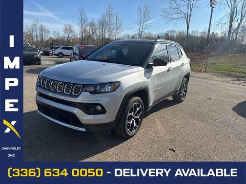 Silver Zynith Metallic Clearcoat 2025 Jeep Compass Limited