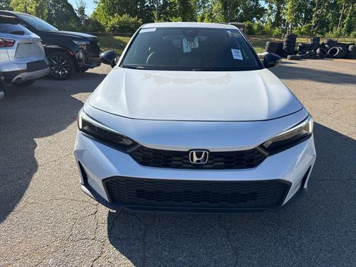 Platinum White Pearl 2025 Honda Civic Sport