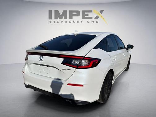 Platinum White Pearl 2025 Honda Civic Sport