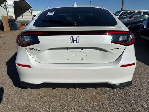 Platinum White Pearl 2025 Honda Civic Sport
