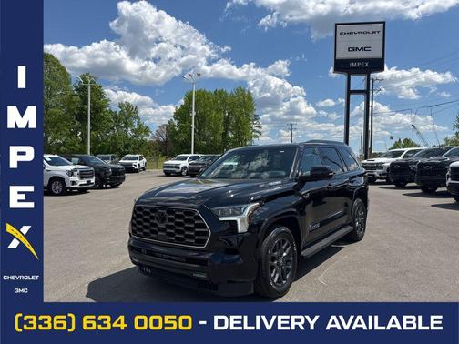 Midnight Black Metallic 2026 Toyota Sequoia SR5