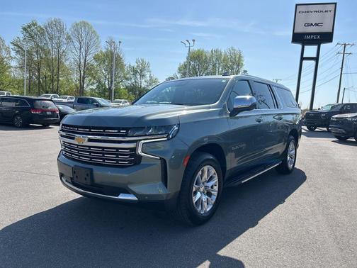 Silver Sage Metallic 2023 Chevrolet Suburban Premier
