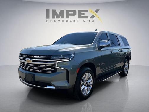 Silver Sage Metallic 2023 Chevrolet Suburban Premier
