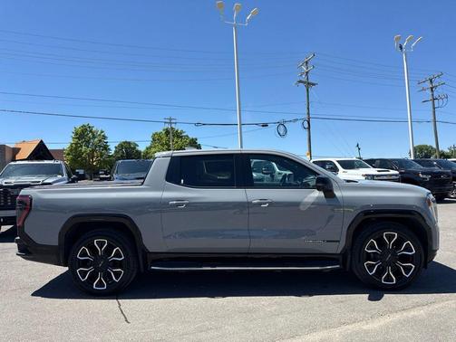 Thunderstorm Gray 2025 GMC Sierra EV Extended Range Denali
