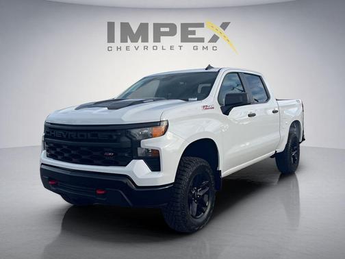 Summit White 2025 Chevrolet Silverado 1500 Custom Trail Boss