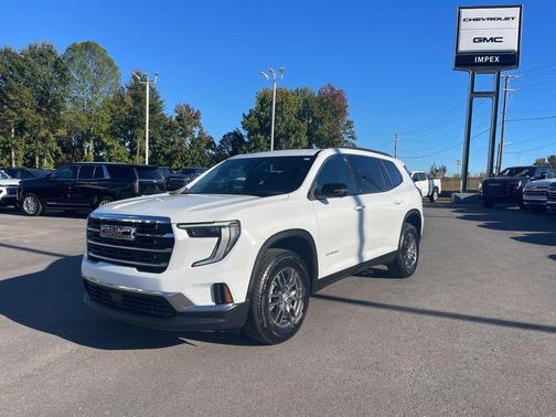 Summit White 2025 GMC Acadia FWD Elevation