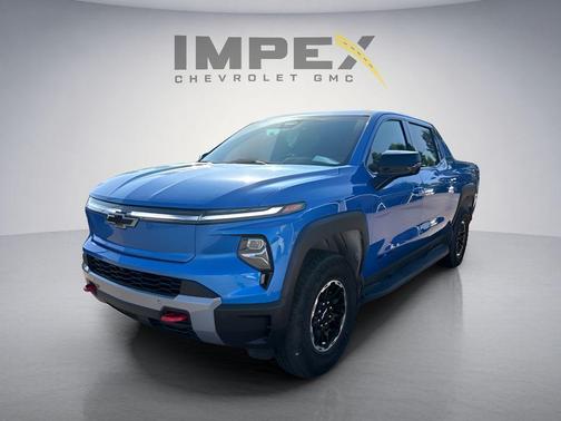Blue 2026 Chevrolet Silverado EV Trail Boss - Max Range