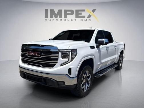 Summit White 2023 GMC Sierra 1500 SLT