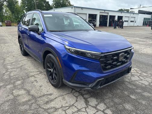 Blue 2025 Honda CR-V Hybrid Sport FWD