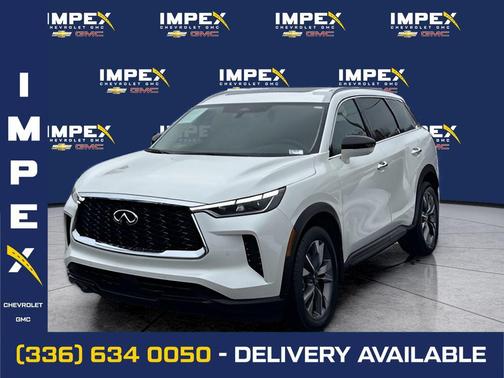 Majestic White 2023 INFINITI QX60 Luxe
