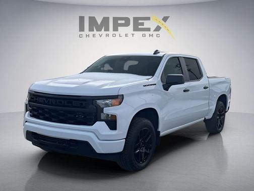 Summit White 2025 Chevrolet Silverado 1500 Custom