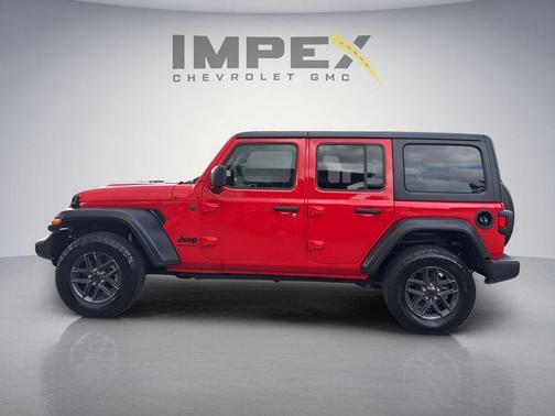 Firecracker Red Clearcoat 2025 Jeep Wrangler Sport S