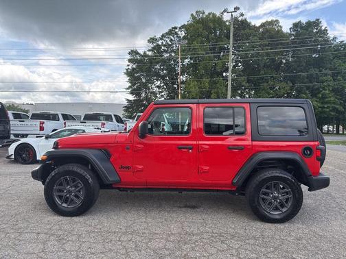 Firecracker Red Clearcoat 2025 Jeep Wrangler Sport S