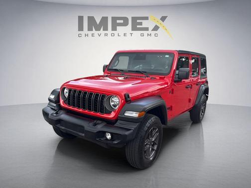 Firecracker Red Clearcoat 2025 Jeep Wrangler Sport S