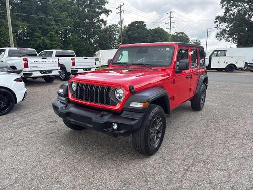 Firecracker Red Clearcoat 2025 Jeep Wrangler Sport S