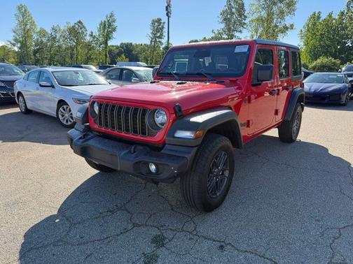 Firecracker Red Clearcoat 2025 Jeep Wrangler Sport S