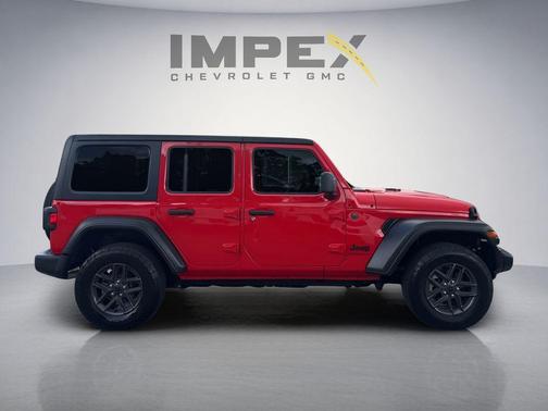 Firecracker Red Clearcoat 2025 Jeep Wrangler Sport S