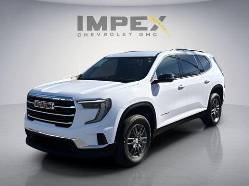 White 2025 GMC Acadia FWD Elevation