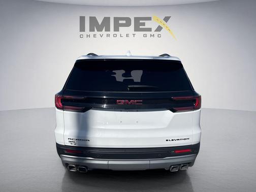 White 2025 GMC Acadia FWD Elevation