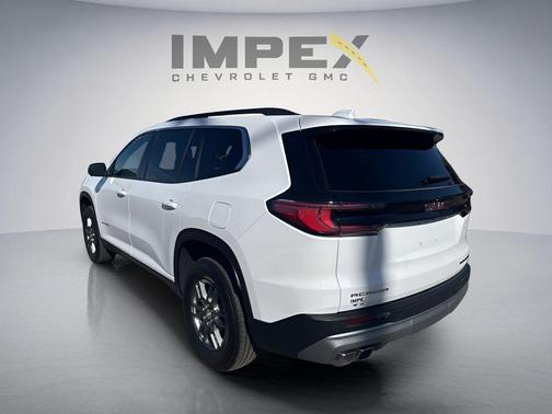 White 2025 GMC Acadia FWD Elevation