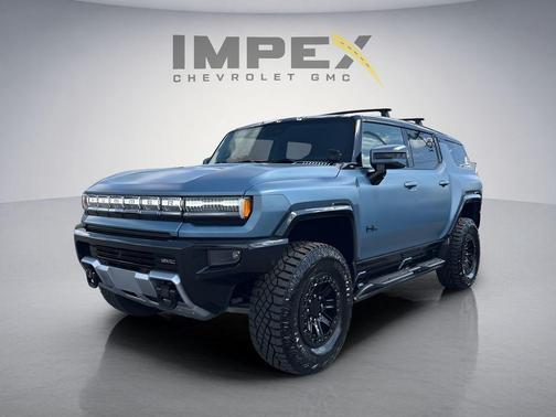 Neptune Blue Matte 2024 GMC HUMMER EV SUV 3X