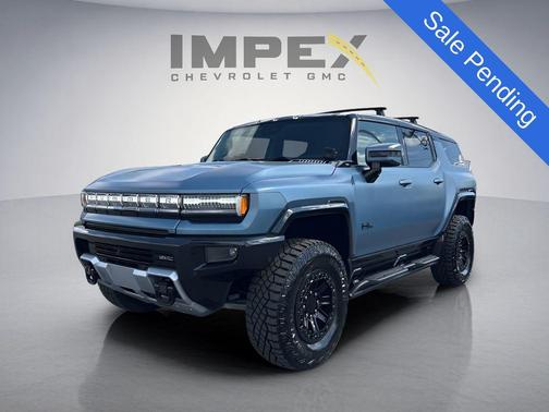 Neptune Blue Matte 2024 GMC HUMMER EV SUV 3X