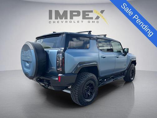 Neptune Blue Matte 2024 GMC HUMMER EV SUV 3X