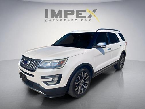 Shadow Black 2017 Ford Explorer Platinum