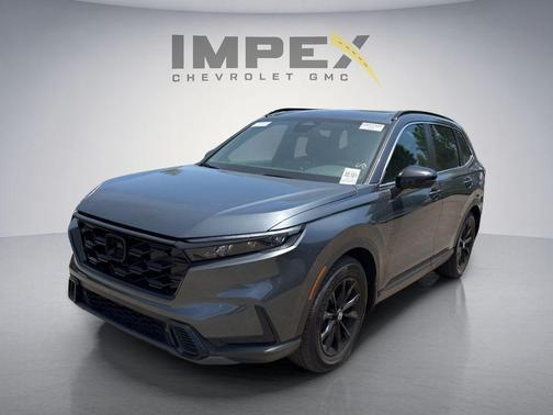 Gray 2025 Honda CR-V Hybrid Sport FWD