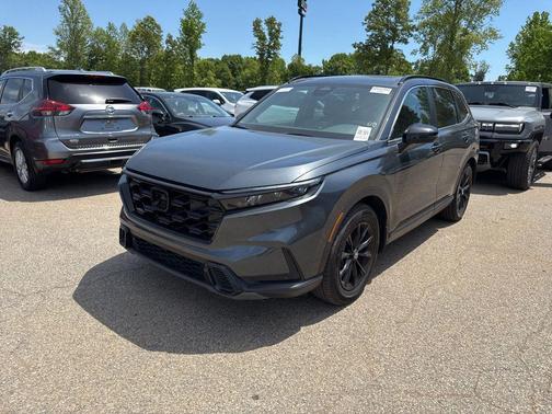 Gray 2025 Honda CR-V Hybrid Sport FWD