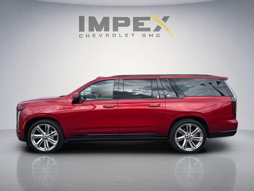 Radiant Red Tintcoat 2025 Cadillac Escalade ESV Sport Platinum