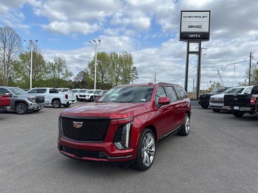 Radiant Red Tintcoat 2025 Cadillac Escalade ESV Sport Platinum