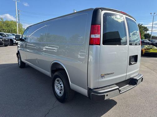 Gray 2026 Chevrolet Express 3500 3500 Extended Wheelbase, WT, RWD