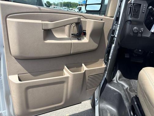 Gray 2026 Chevrolet Express 3500 3500 Extended Wheelbase, WT, RWD