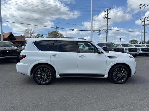 Aspen White Tricoat 2024 Nissan Armada Platinum 4WD